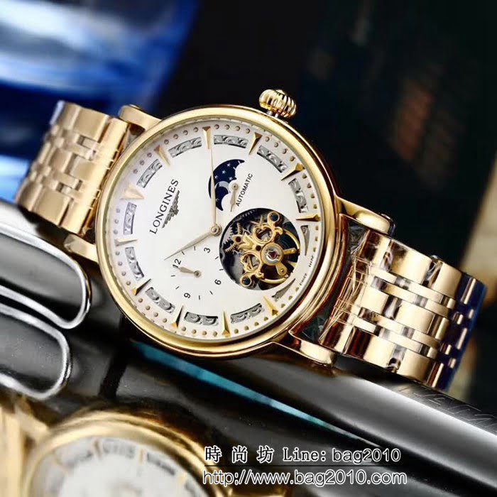 LONGINES浪琴 高級定制 全自動機械 男士腕表 WSS0240